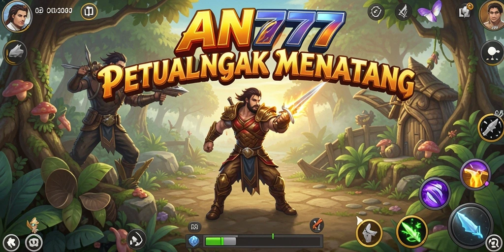Tangkapan layar AN777 menunjukkan aksi mendebarkan dalam dunia petualangan.