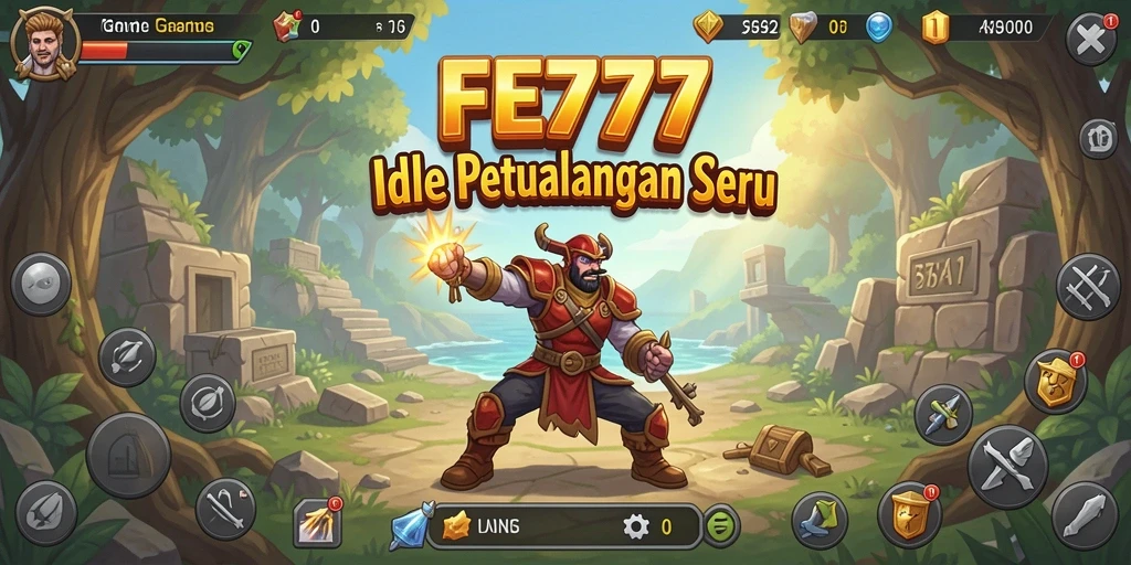 Tampilan gameplay Idle yang menarik dan menawan di FE777.