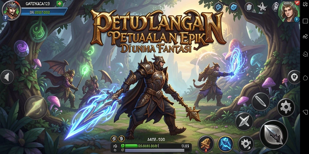 Gameplay seru dari GATOTKACA123 saat menjelajahi dunia.
