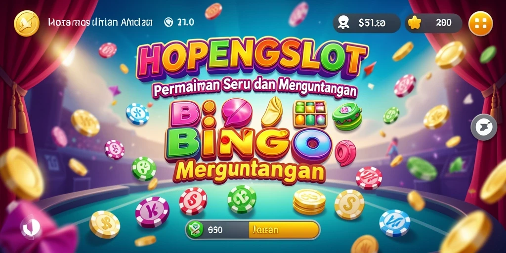 Gameplay seru HOPENGSLOT dengan tema Bingo yang menarik.