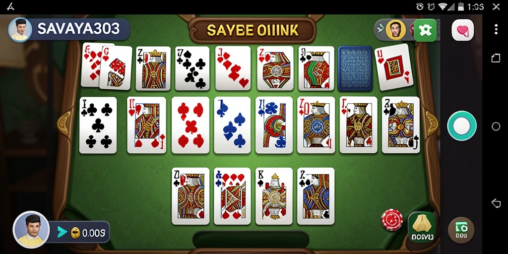 Screenshot SAVAYA303 menampilkan gameplay Domino yang seru dan interaktif.