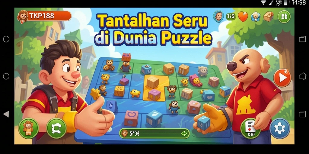 Tampilan gameplay menarik di TKP188 dengan teka-teki yang menantang.