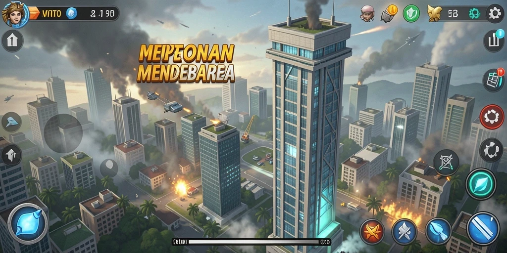 Tangkapan layar menunjukkan gameplay seru WIFITOTO dalam aksi Tower Defense.